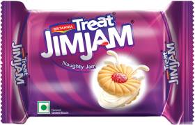 BRITANNIA Treat Jim Jam Cream Biscuit (150 g)