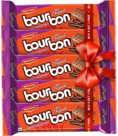 BRITANNIA Bourbon Biscuits (4 x 100g)